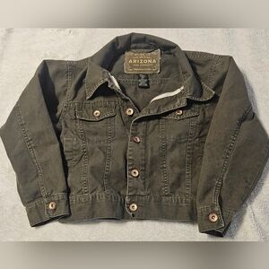 Arizona Jean Company Kids Dark Green Jean Jacket